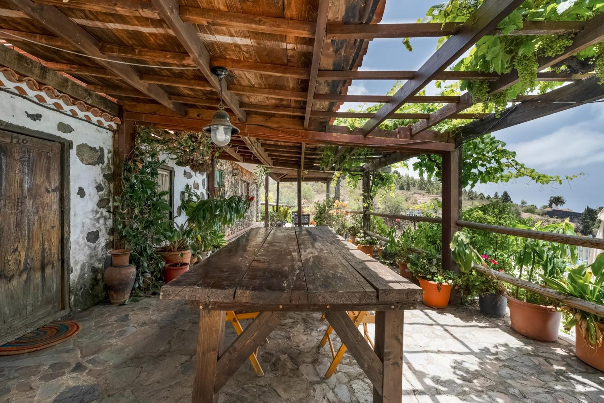 Casa Juliana Tijarafe Villa Bagian luar foto