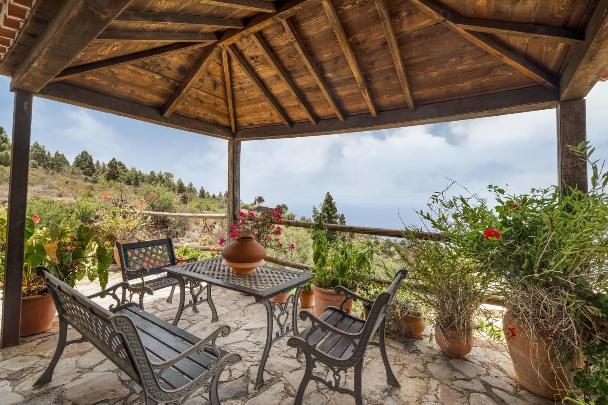 Casa Juliana Tijarafe Villa Bagian luar foto