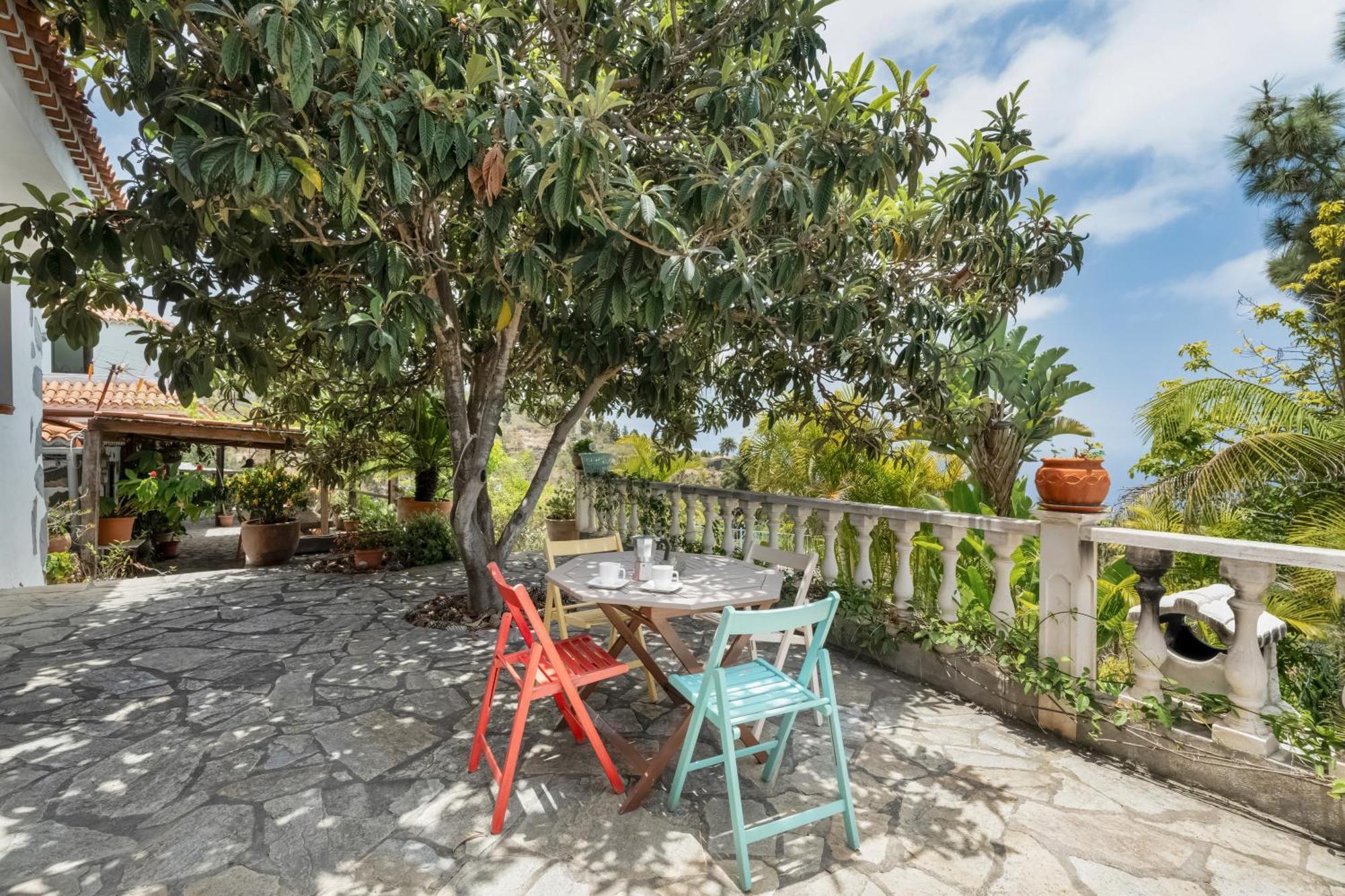 Casa Juliana Tijarafe Villa Bagian luar foto